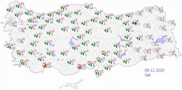 Türkiye soğuk ve yağışlı havanın etkisine girecek! Çarşamba kar geliyor