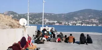 Yunanistan'ın Türk kara sularına ittiği 29 kaçak göçmen kurtarıldı
