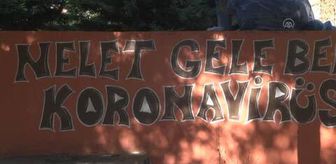 DİYARBAKIR - Kovid-19 karşı şiveli duvar yazıları dikkati çekiyor