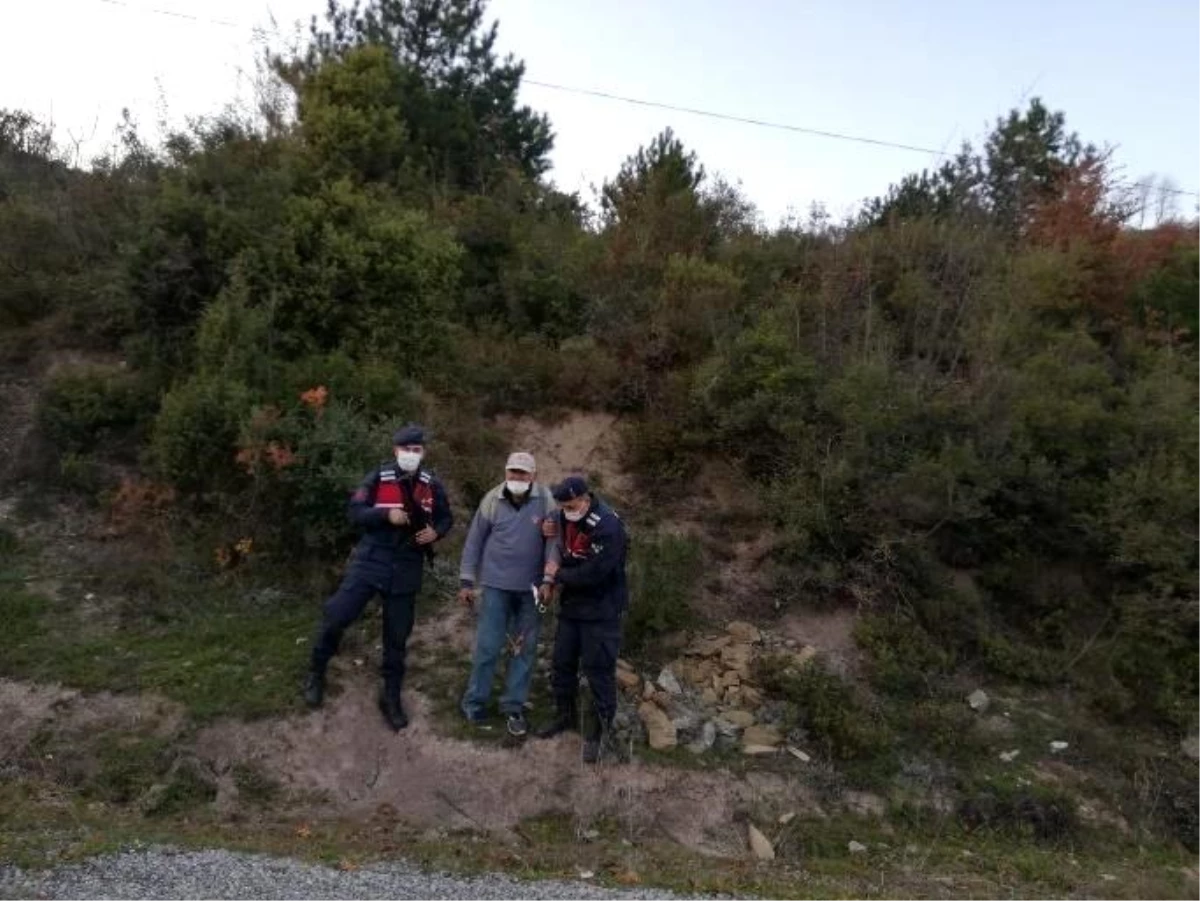 Kayıp Alzheimer hastası yaşlı adamı jandarma ekipleri buldu