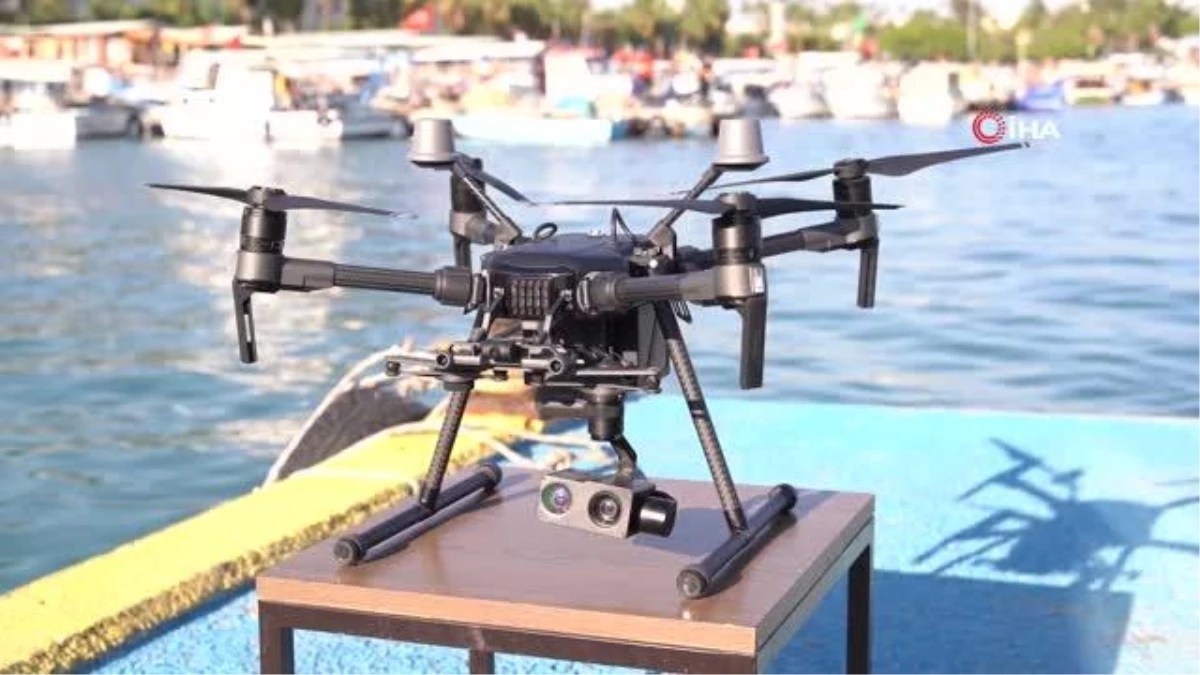 MERSİN) - Mersin\'de deniz kirliliği drone ile kontrol edilecek