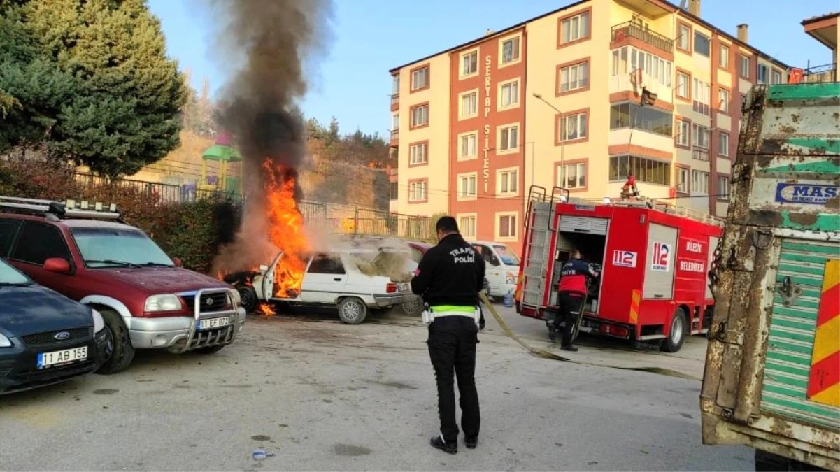 Aracının marşına bastı, az daha canından oluyordu