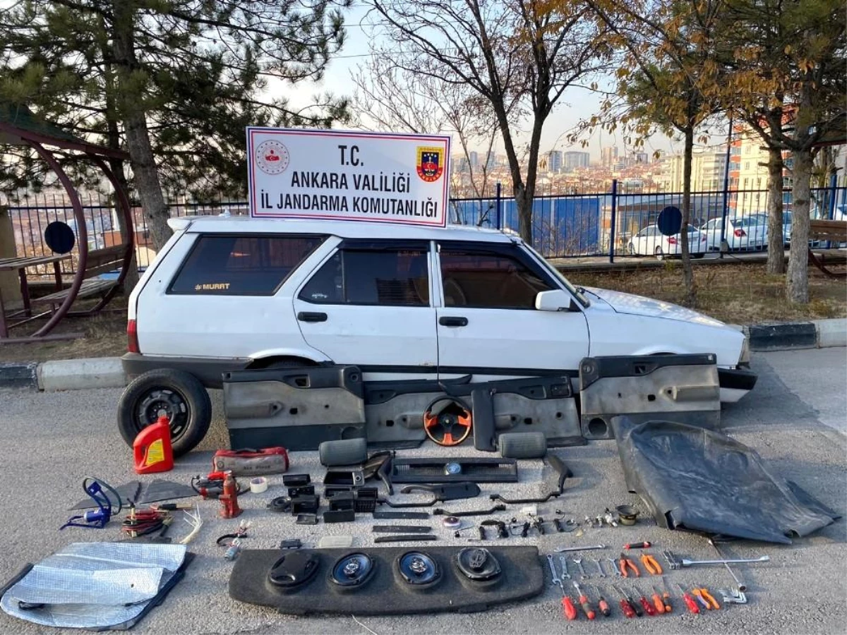 Son dakika haber | Başkent\'te Jandarma, otomobil hırsızlarını anında yakaladı