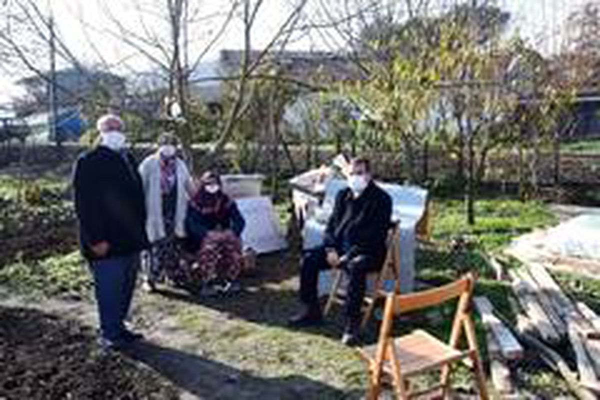 Çan\'da evi yanan vatandaşa konteynır kuruldu