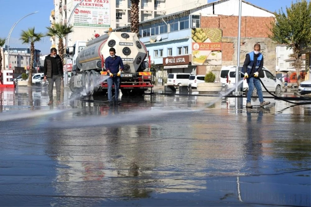 Cizre Belediyesi sokağa çıkma kısıtlamasında boş durmadı