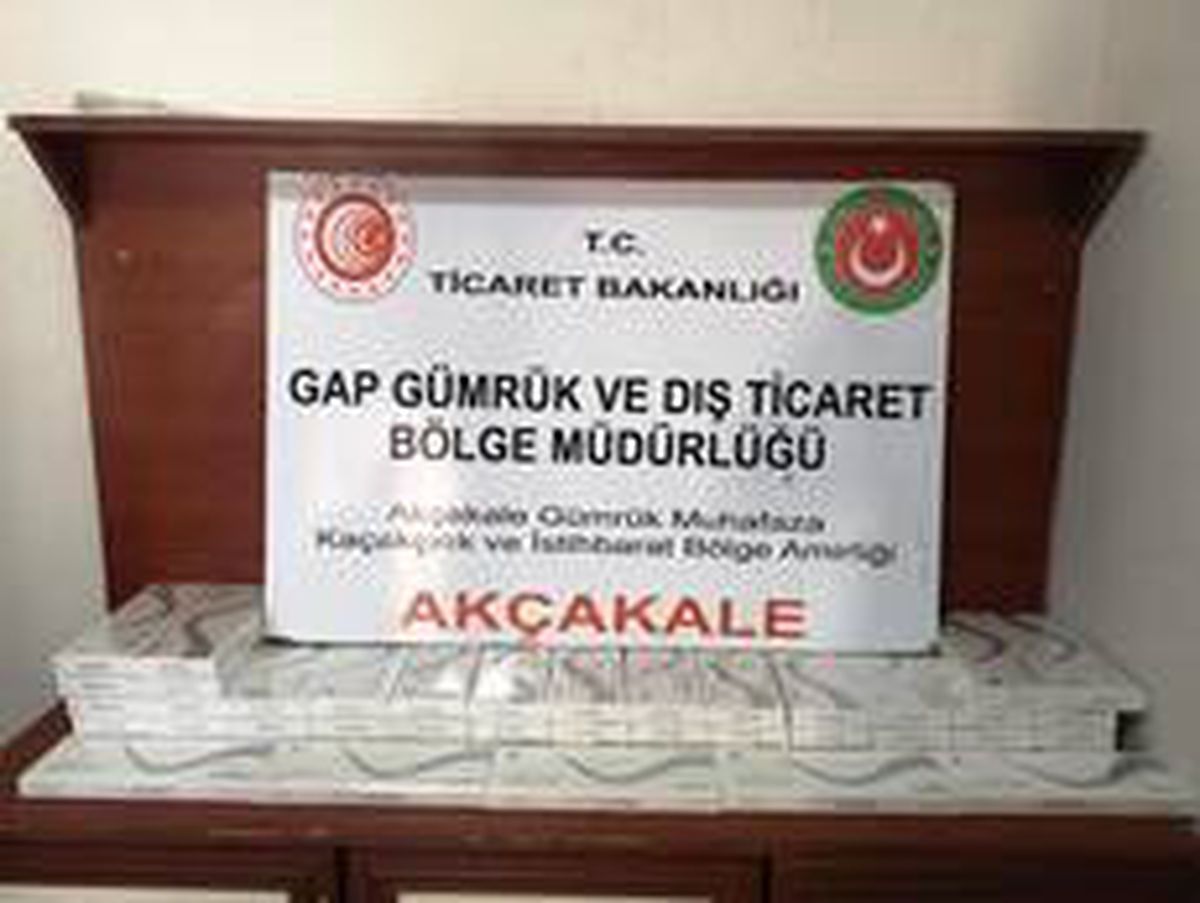 Gümrükte 500 paket sigara ele geçirildi