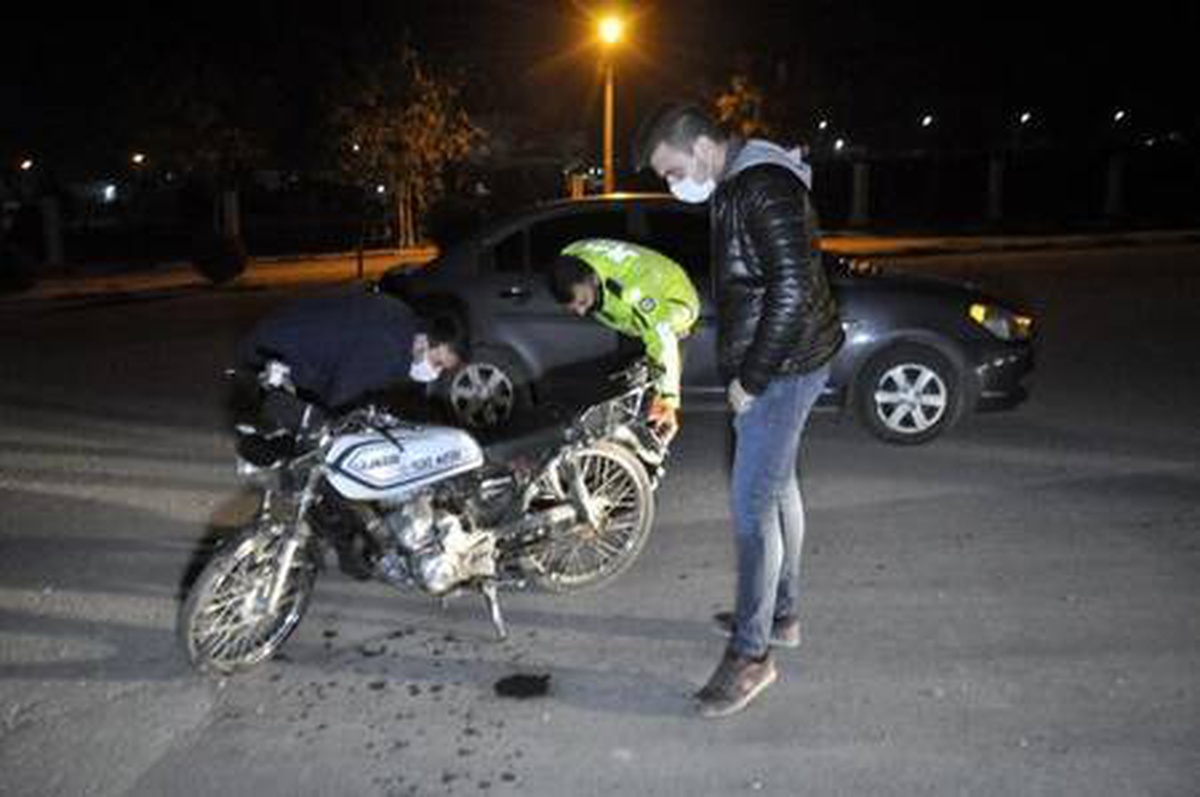 İkinci kez alkollü halde motosiklet ile sokağa çıkma kısıtlamasını ihlal etti