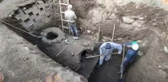 İznik'te inşaat temel kazısında tarihi esere rastlandı