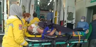 Kreş çatısından düşen 2 işçi, yaralandı