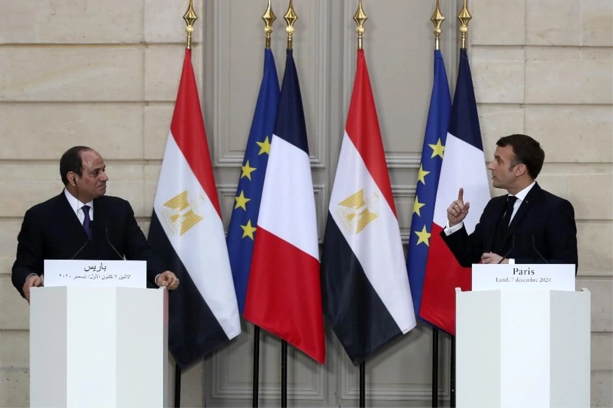 Son dakika haber: Macron, Elysee\'de Mısır Devlet Başkanı Sisi\'yi ağırladı