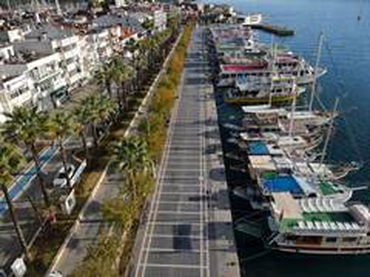 Marmaris\'te korona virüs sakinliği