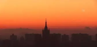 Moskova'da gün doğumu