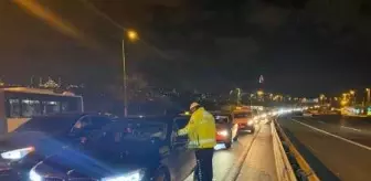 15 Temmuz Şehitler Köprüsü'nde kısıtlama denetimi