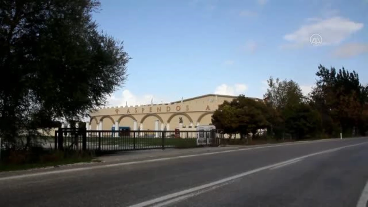 Aspendos Arena gösteri merkezi mühürlendi