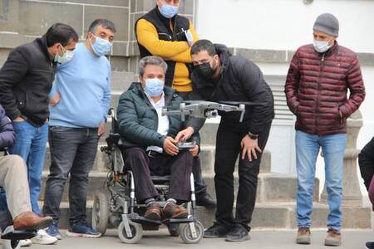 Diyarbakır\'da engellilere dron eğitimi