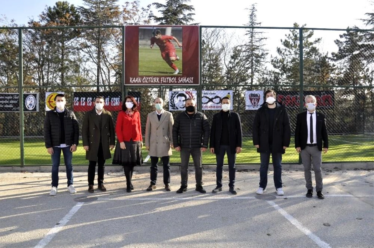 Kaan Öztürk Sahası\'na Eskişehirspor yönetiminden ziyaret