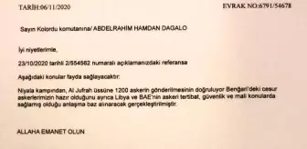 Libya'daki gizli pazarlığı ortaya çıkaran mektup