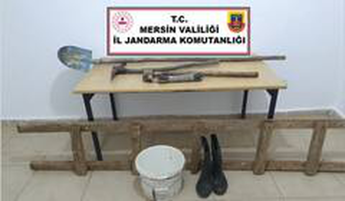 Sit alanında kazı yapan 2 kişi suçüstü yakalandı