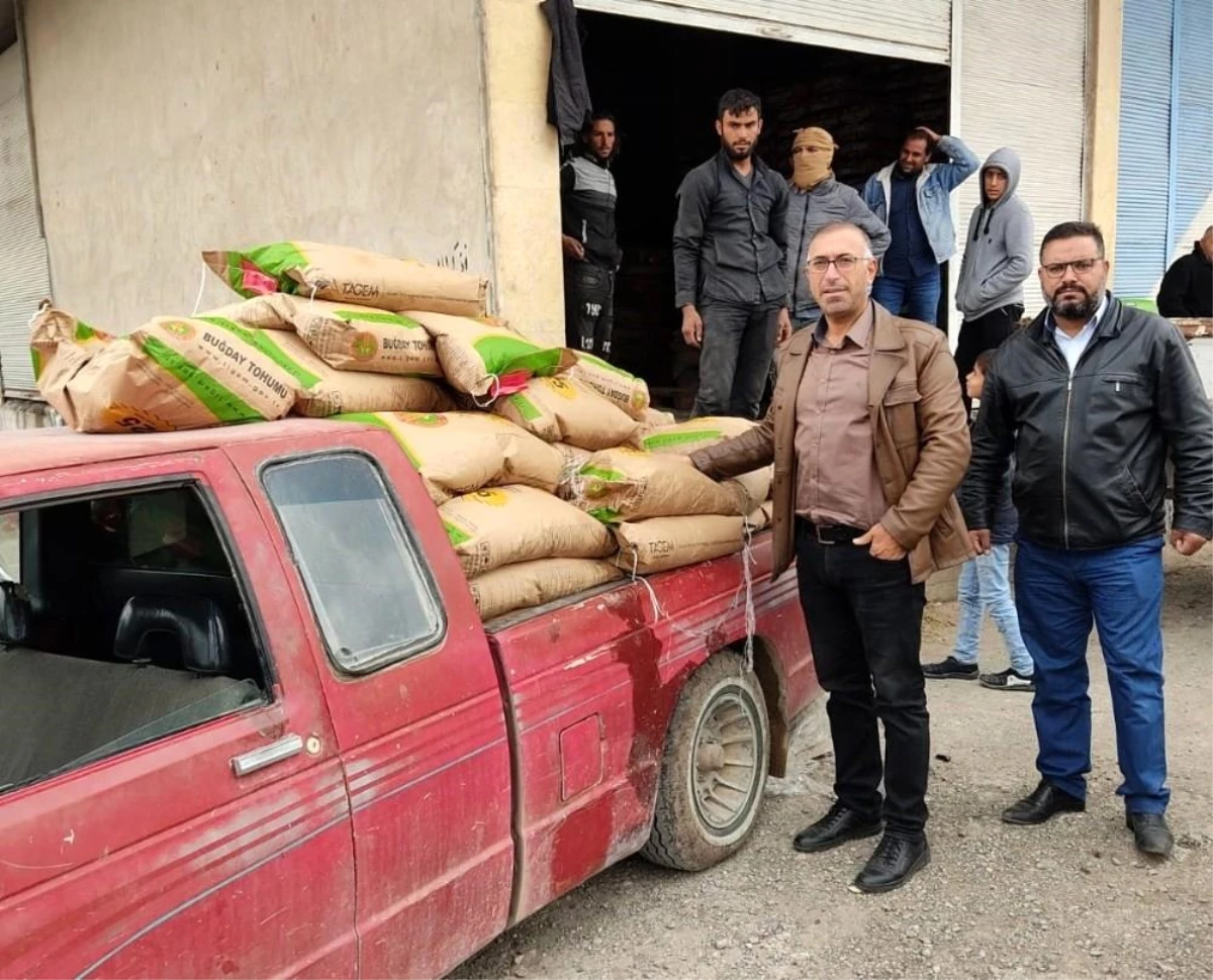 Barış Pınarı Harekatı bölgesindeki çiftçilere 100 ton tohum desteği