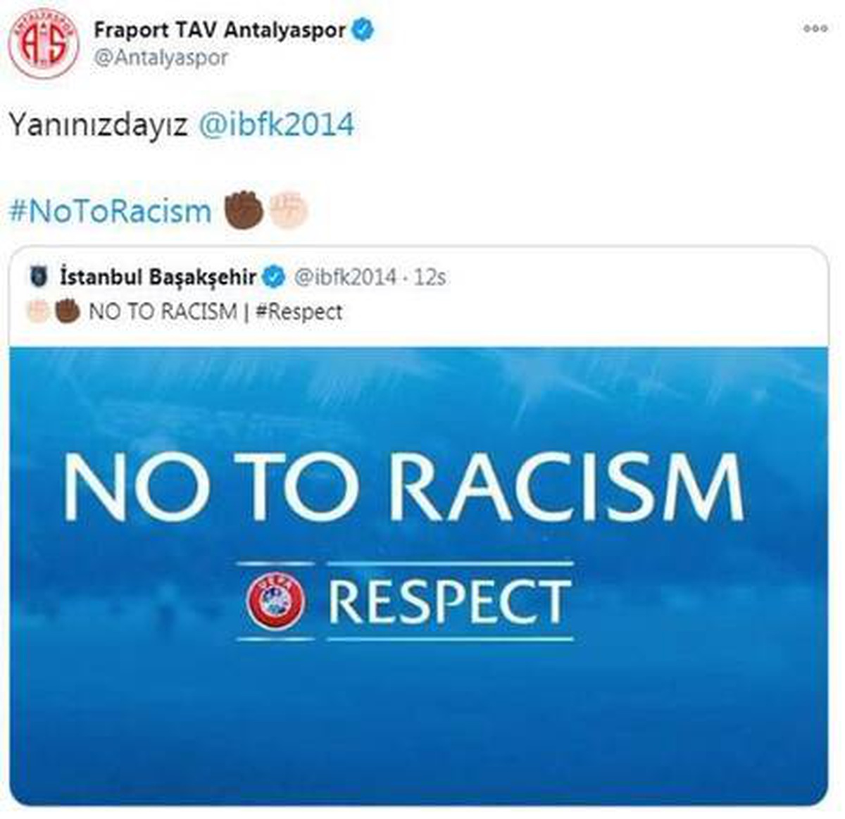 Antalyaspor ve Yanal\'dan Webo\'ya destek