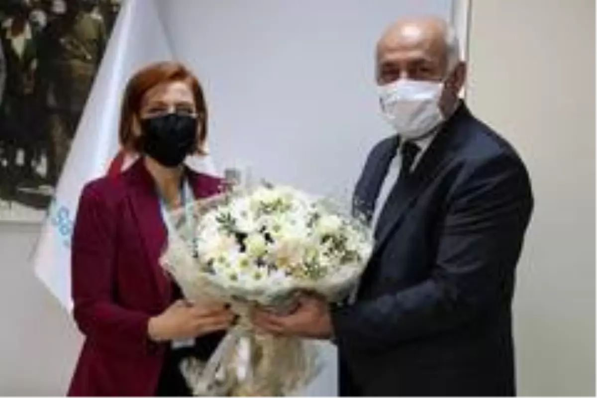 Başkan Tuncel\'den sağlık çalışanları adına Başhekim Dinçel\'e Teşekkür