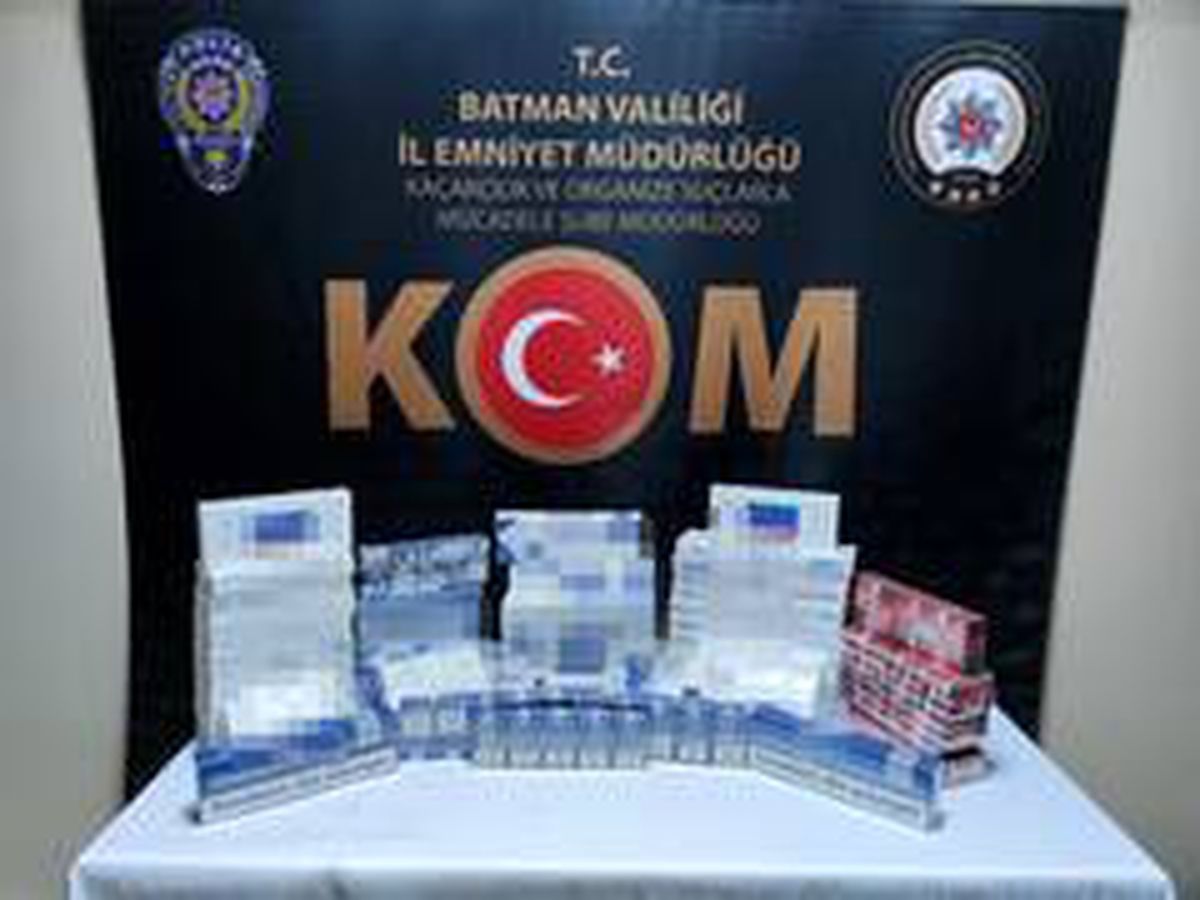 Batman\'da 500 paket kaçak sigara ele geçirildi