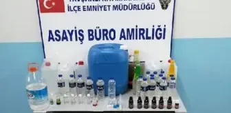 Kütahya'da 39,5 litre sahte içki ele geçirildi