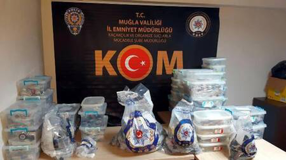 Marmaris\'te 10 milyon liralık gümrük kaçağı ürün ele geçirildi