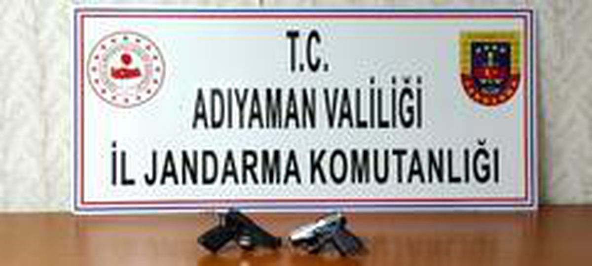 Şüpheli şahıs 2 tabancayla yakalandı