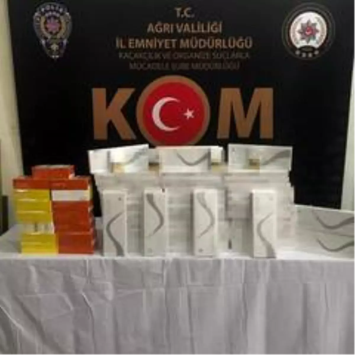 Ağrı\'da yaklaşık 30 bin paket kaçak sigara ele geçirildi