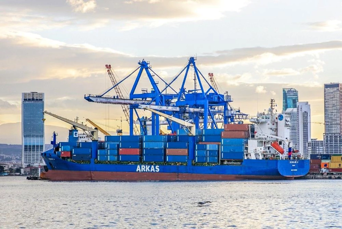 Doğu Akdeniz\'de hukuk dışı arama yapılan Roseline A gemisi İzmir Limanı\'na yanaştı