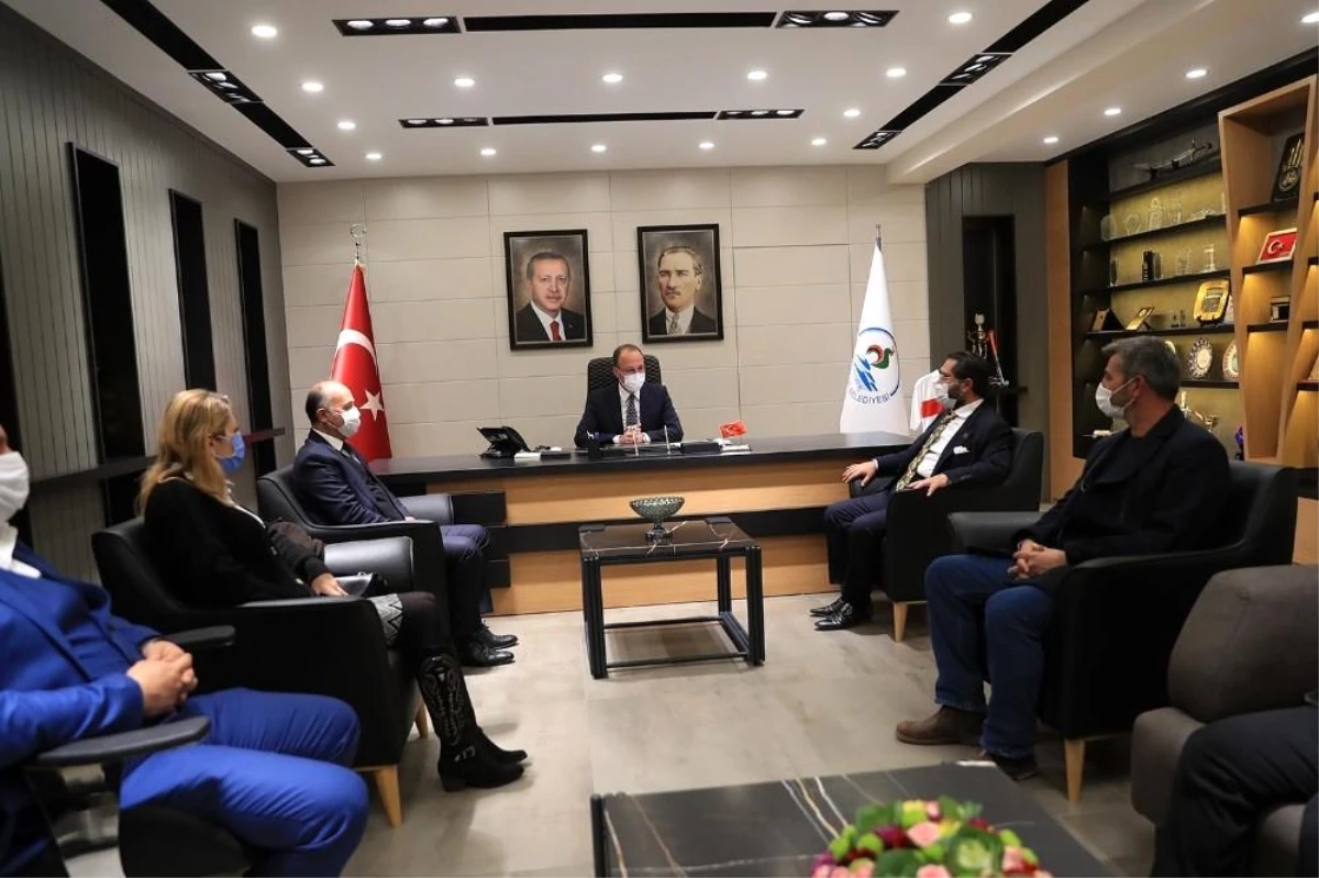 MHP İlçe Teşkilatından Başkan Örki\'ye ziyaret