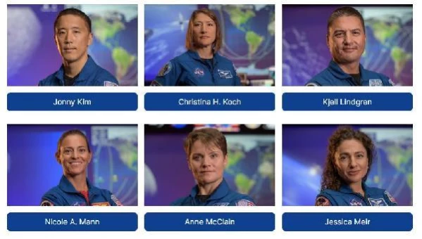 NASA Ay'a gidecek 18 kişilik ekibin kimliklerini açıkladı