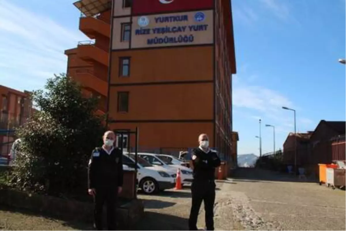 Rize\'de karantinayı ihlal eden 383 kişi, yurda yerleştirildi