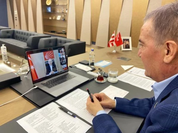 Başkan Böcek, Kılıçdaroğlu başkanlığındaki toplantıya katıldı, System.String[]