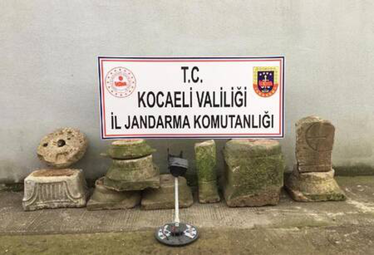 Evden, Roma dönemine ait sütun parçaları çıktı