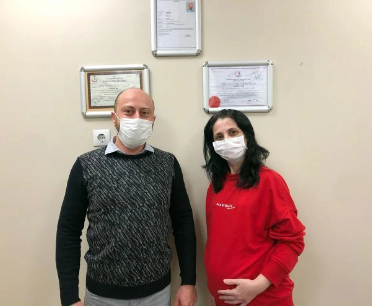 Hamile kadın ve karnındaki bebeği ameliyatla sağlığına kavuştu