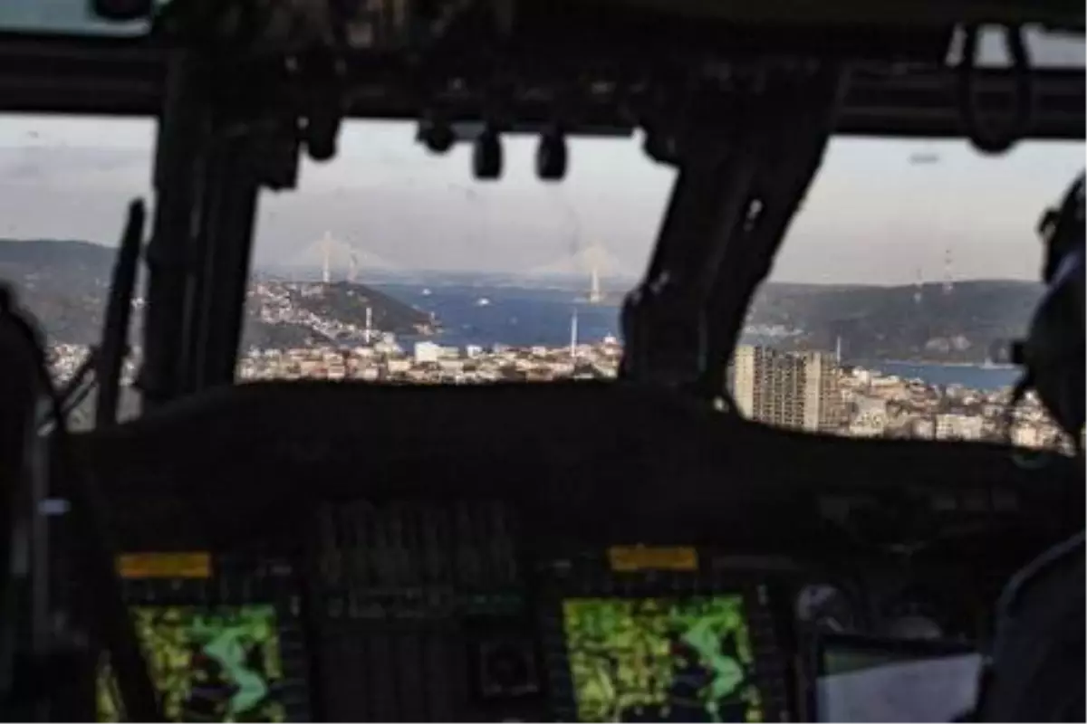 Jandarma İstanbul\'da havadan denetim yaptı