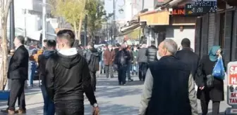 Kısıtlama öncesi Diyarbakır'da caddelerde yoğunluk