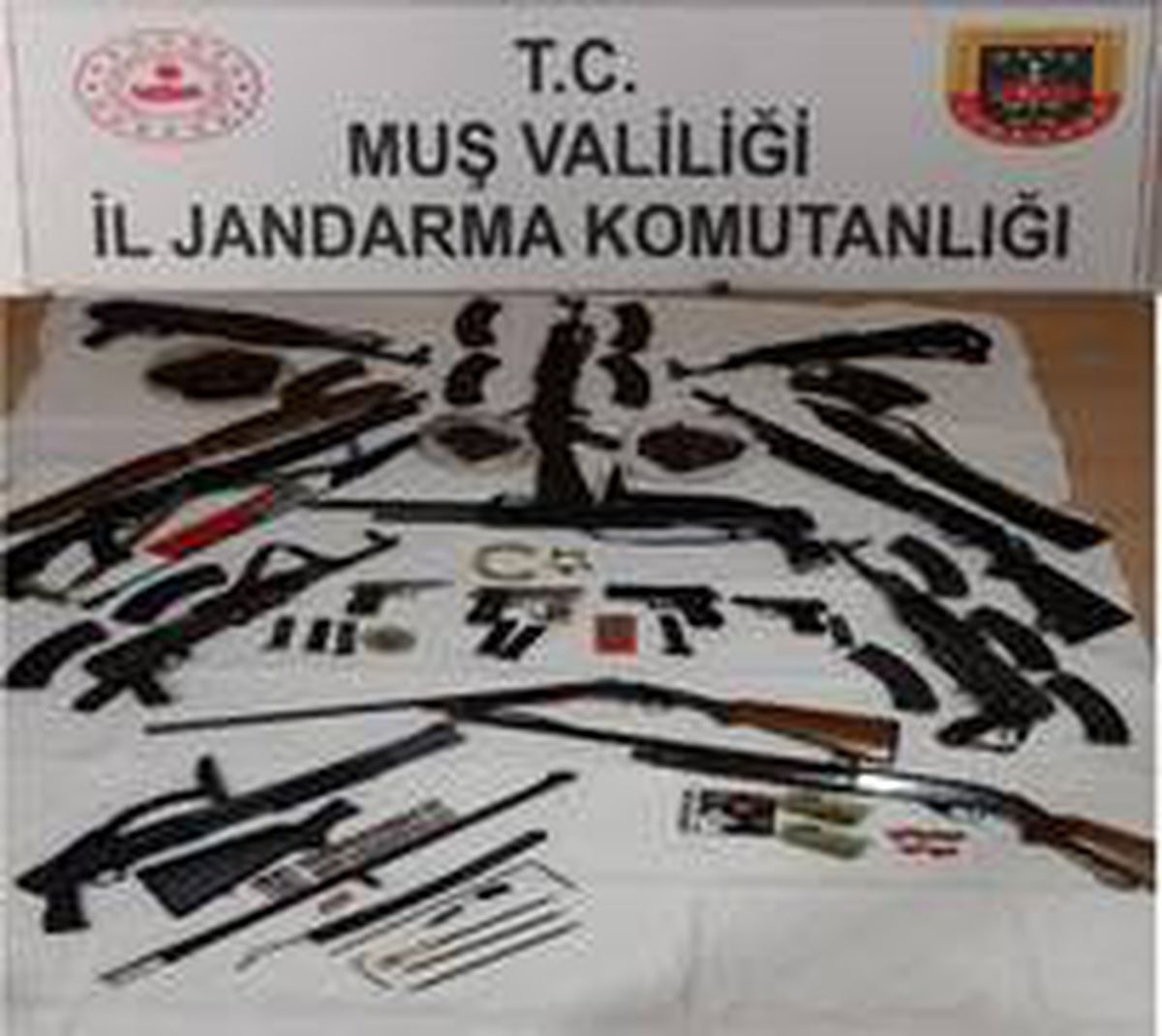 Son dakika... Muş\'ta silah ve mühimmat ele geçirildi