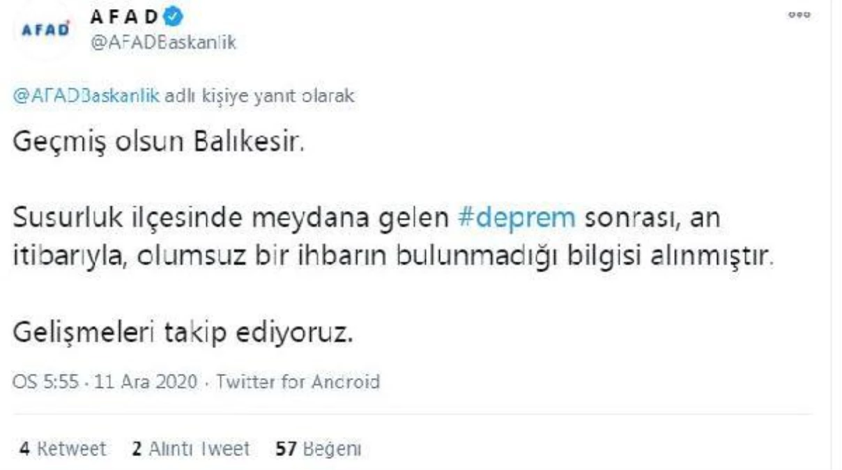 Susurluk\'ta 4.1 büyüklüğünde deprem (2)