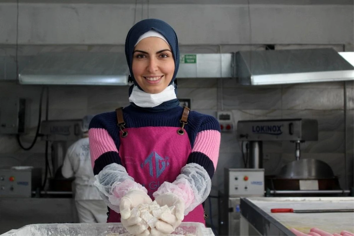BM\'den aldığı hibeyle iş kuran Suriyeli kadın, ürettiği lokumları 4 ülkeye ihraç ediyor