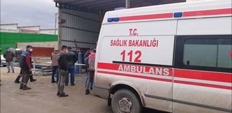 Boya varilinin patlaması sonucu 1 işçi yaralandı