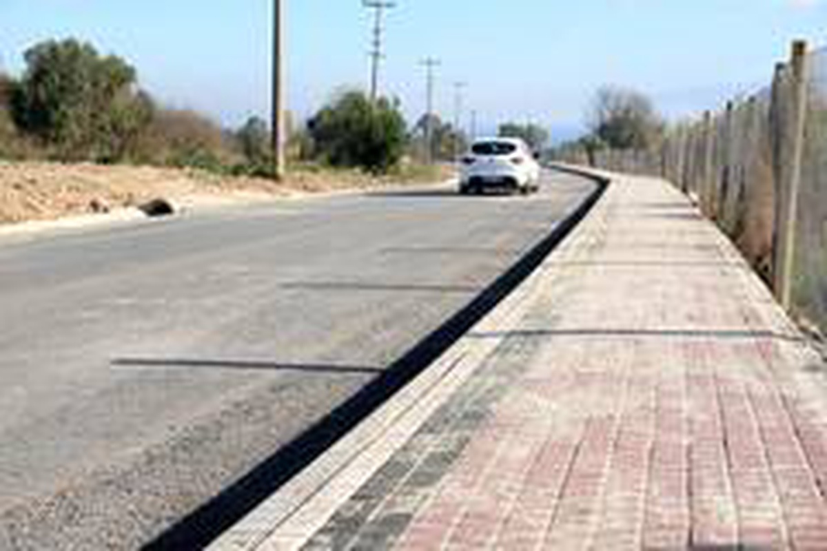Darıca sahil parkı içindeki yol konforu arttırıldı