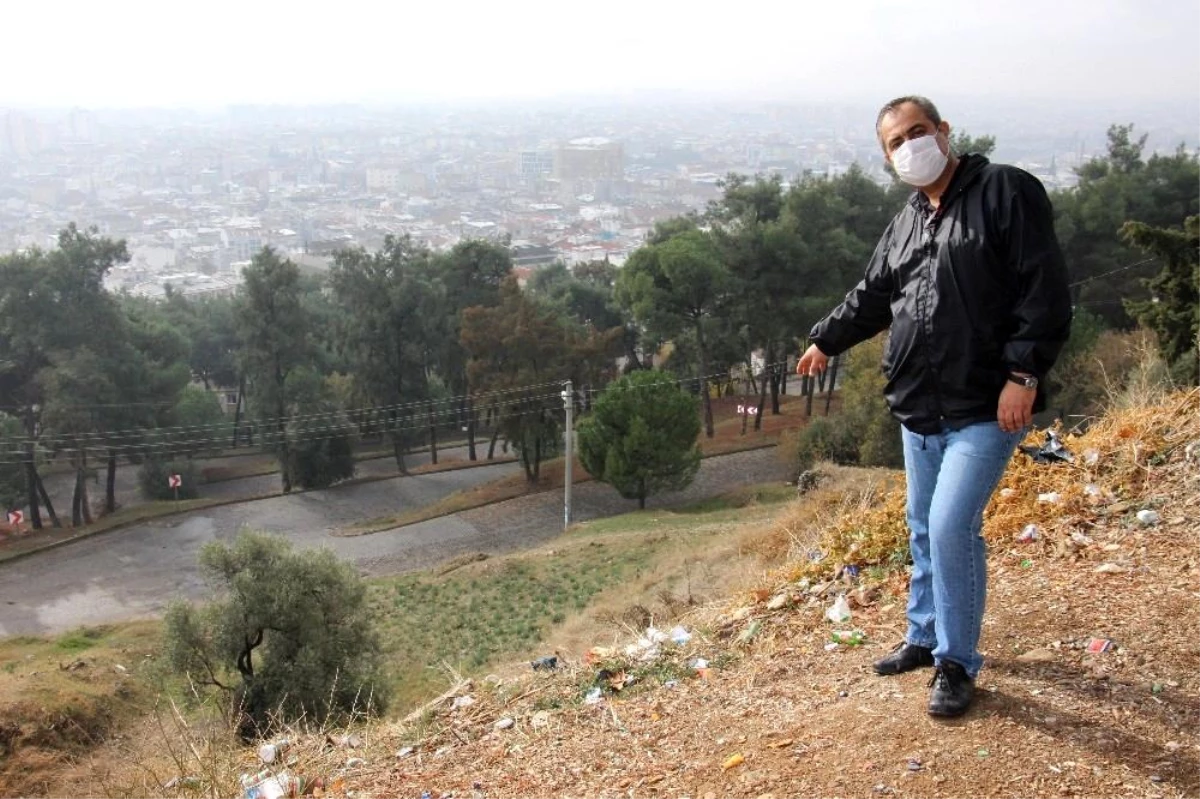 Aytepe\'deki çöplere isyan ederek, vatandaşları temizlik etkinliğine davet etti