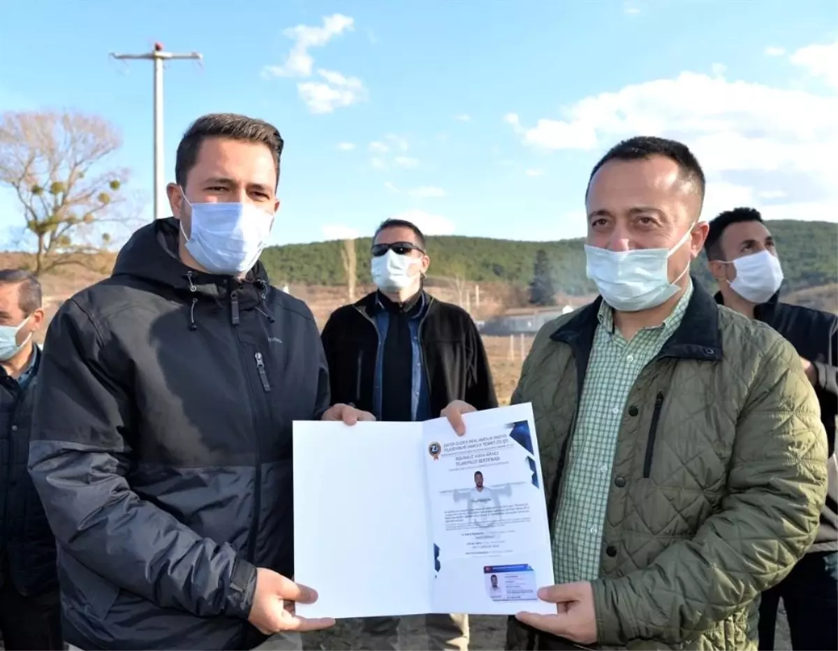 Kamu personeline drone eğitimi verildi