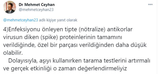 Prof. Dr. Mehmet Ceyhan, Çin'den gelecek aşının arkasındaki tehlike dikkat çekti