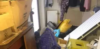 Villayı talan eden hırsızlar, eşyaları kamyonete yüklerken yakalandı