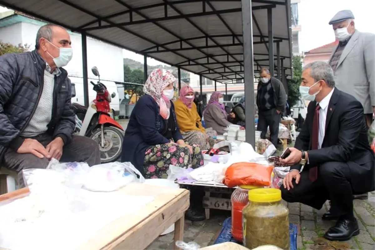 Başkan Kaplan haftaya pazar ziyareti ile başladı