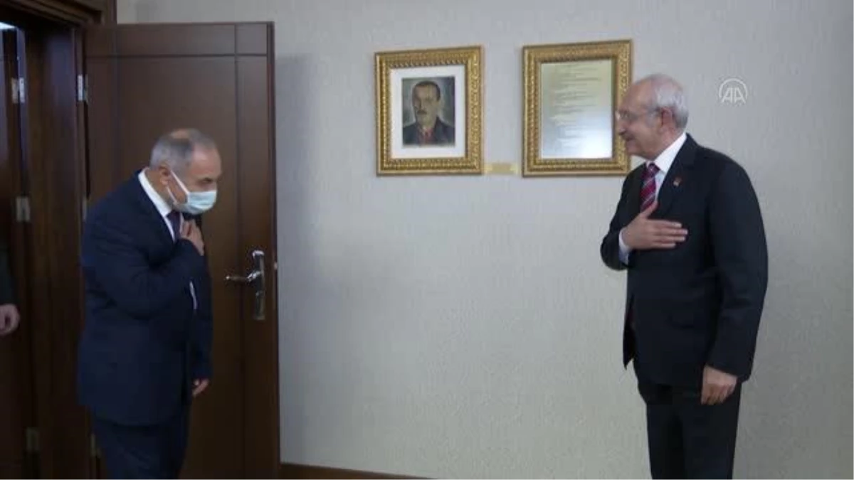 DSP Genel Başkanı Aksakal, Kılıçdaroğlu\'nu ziyaret etti